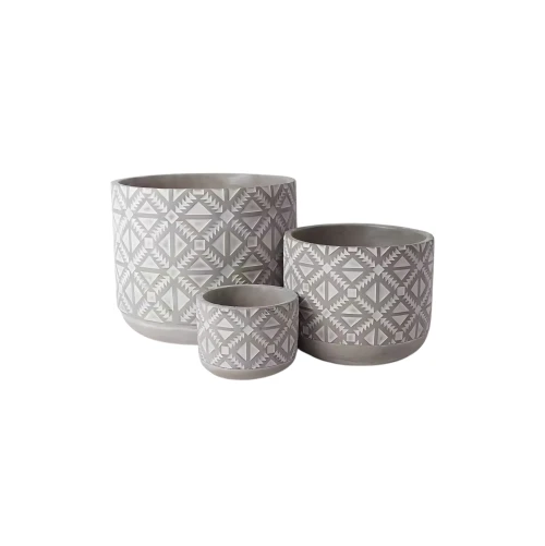 Assortment Concrete Planter