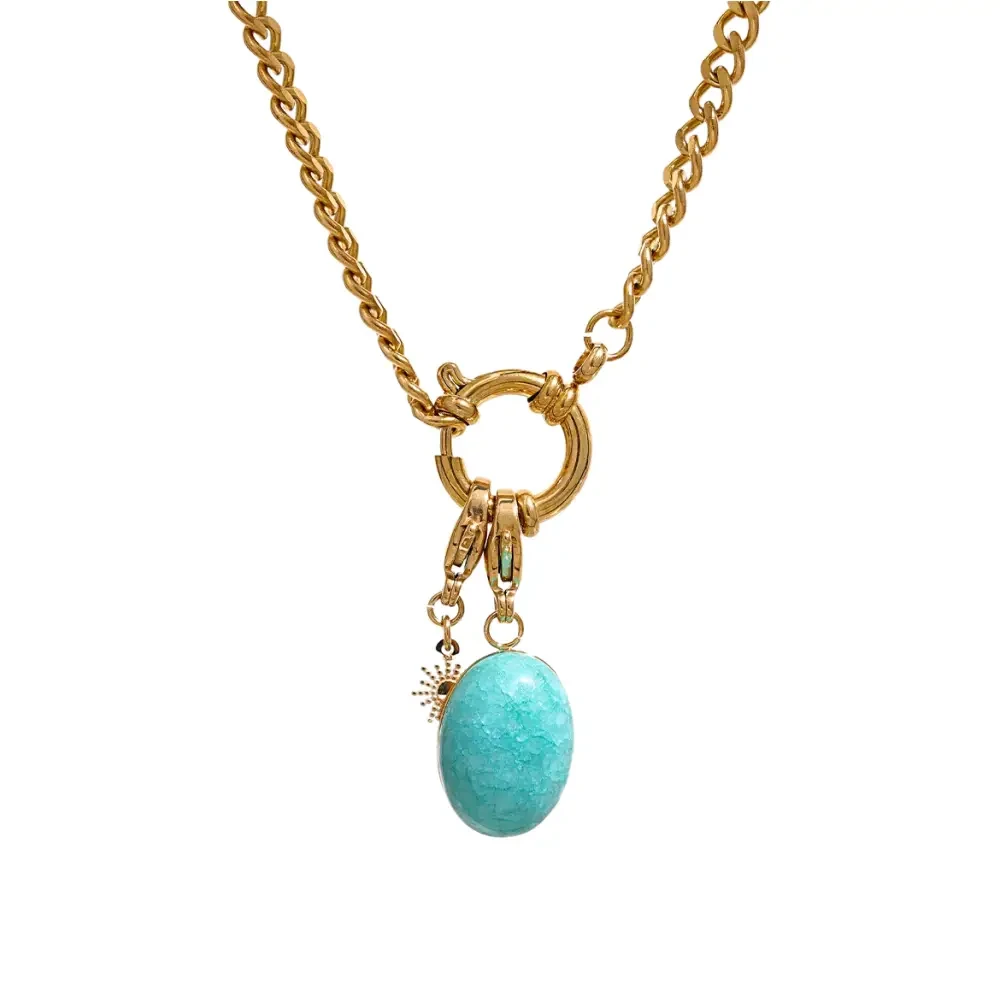 Blue Gemstone Necklace