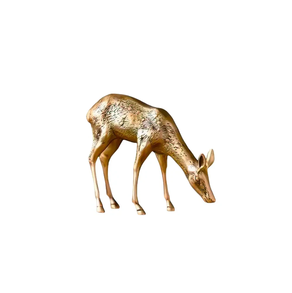 Miniature golden deer