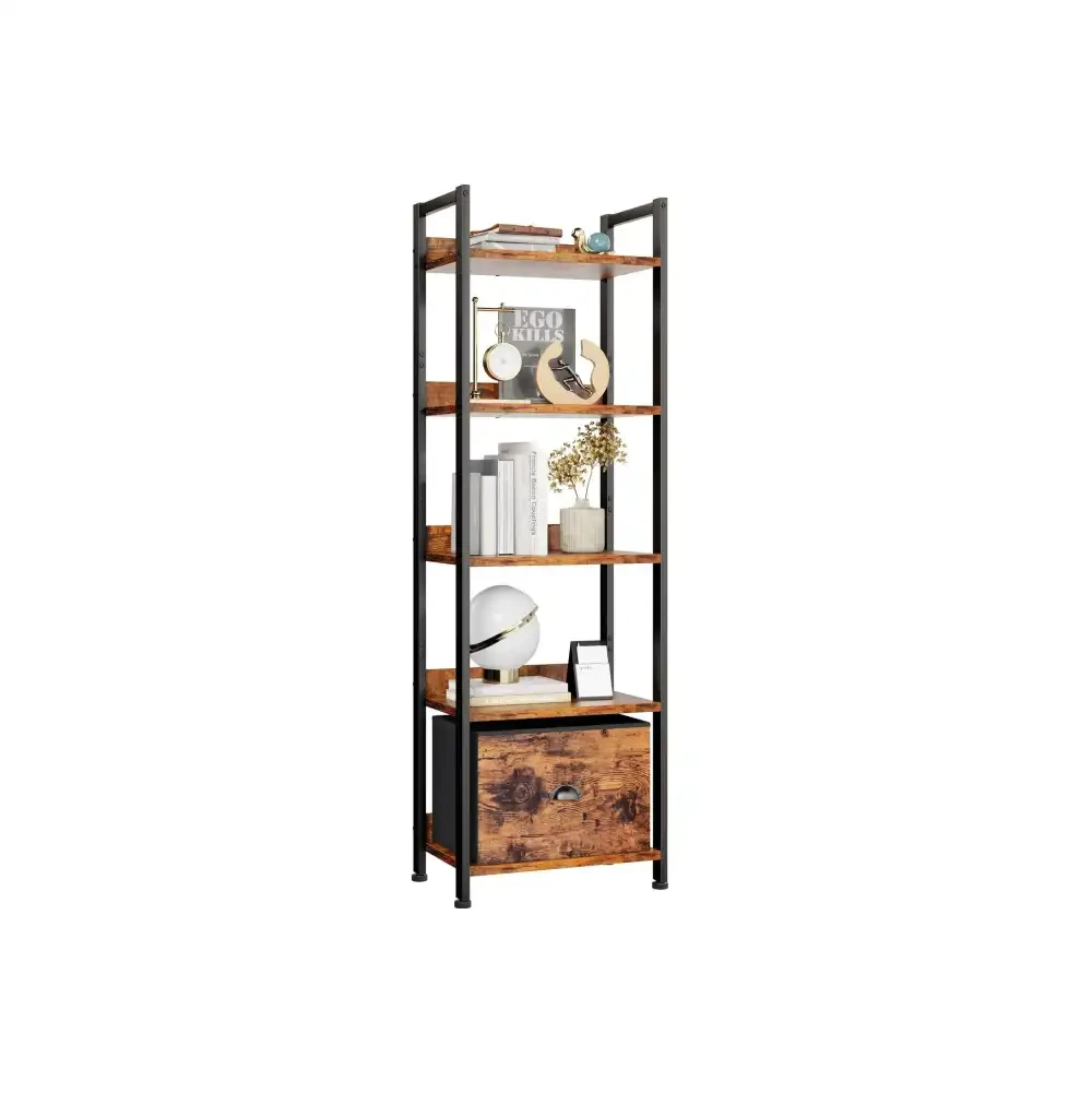 Furologee 5 Tier Bookshelf